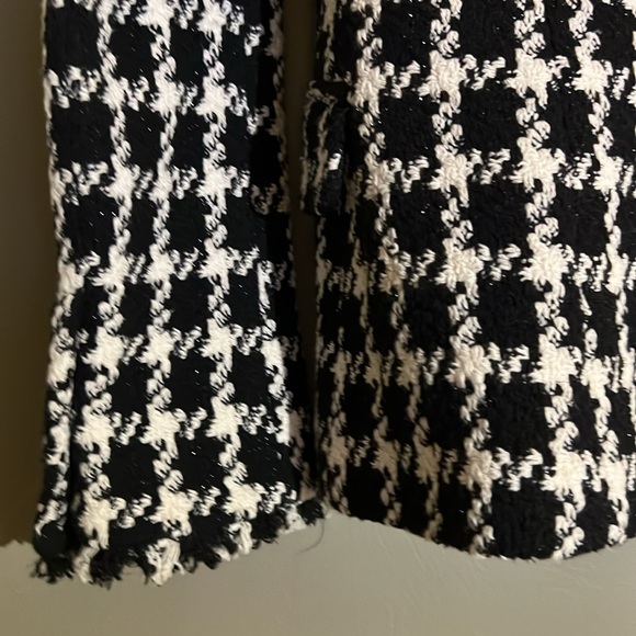 💕 Zara Tweed Houndstooth Blazer S 💕 - Picture 11 of 16